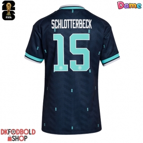 Tyskland Nico Schlotterbeck #15 Udebanetrøje Dame VM 2026 Kort ærmer